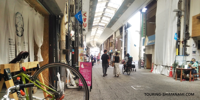 【写真】しまなみ海道の観光スポット：新旧入り混じった観光商店街になっている尾道商店街