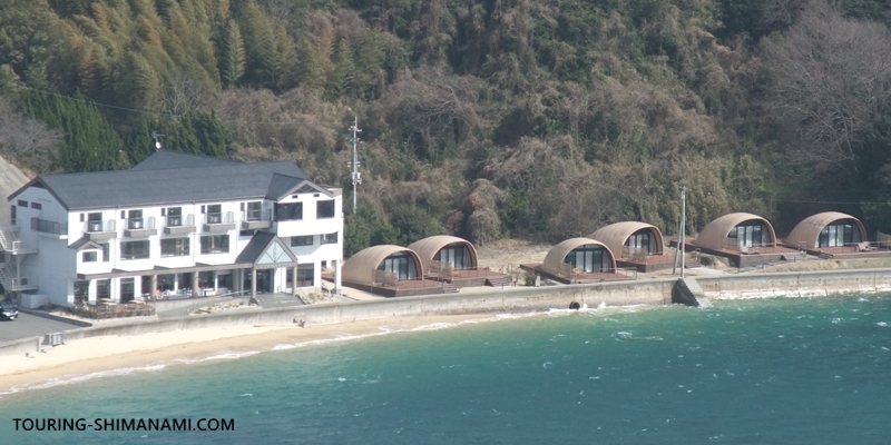 【写真】しまなみ海道の宿泊施設：馬島にあるグランピング施設グランルークしまなみに宿泊