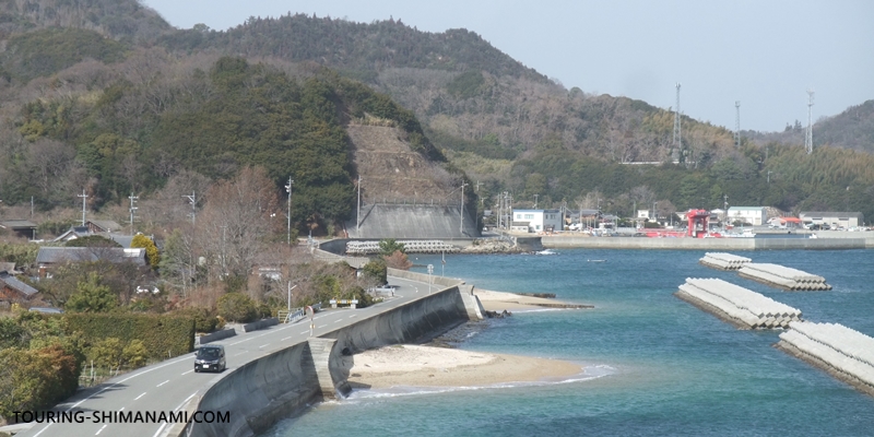 【写真】しまなみ海道の観光スポット：大島の東側外周ルートにある絶景路「友浦海岸通り」