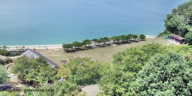 【写真】しまなみ海道のキャンプ場：見近島のキャンプ場