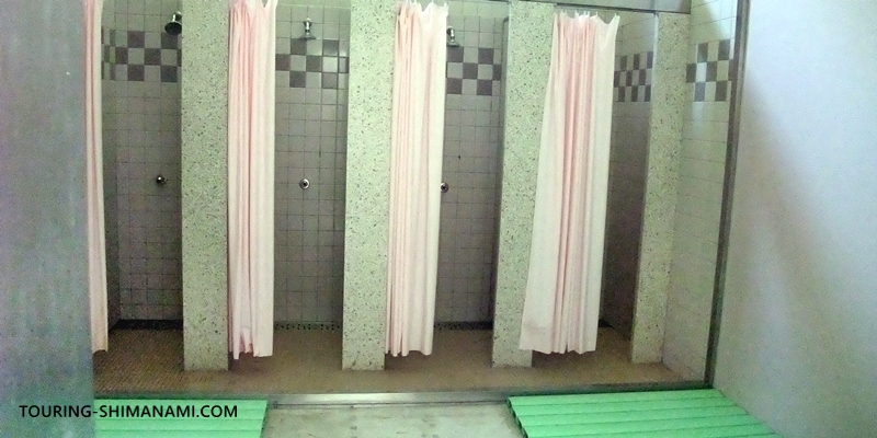 【写真】ゆめしま海道・生名島のサウンド波間田キャンプ場：シャワーと温水シャワー