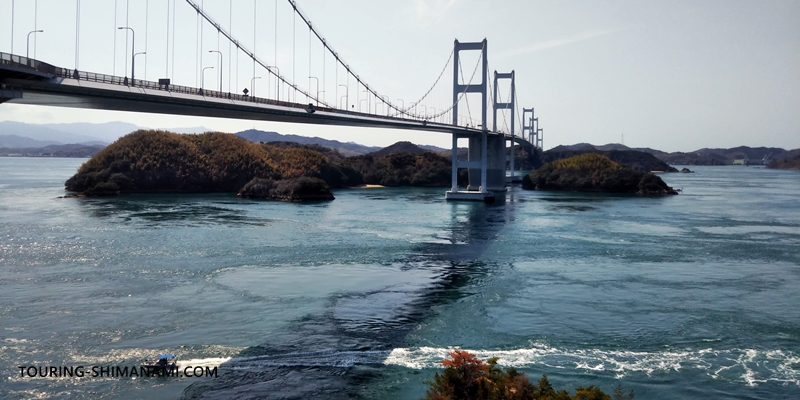 【写真】今治でレンタサイクルを借りる：しまなみ海道を代表する橋、来島海峡大橋