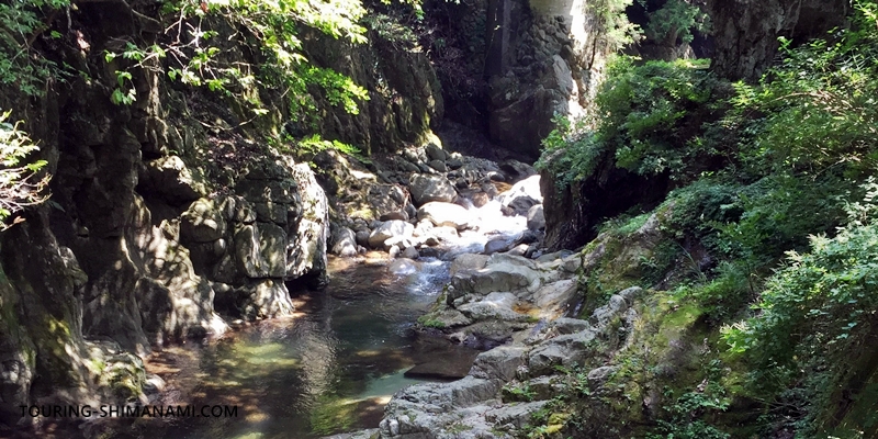 【写真】鈍川温泉：美しい渓谷美の木地川上流（鈍川渓谷）