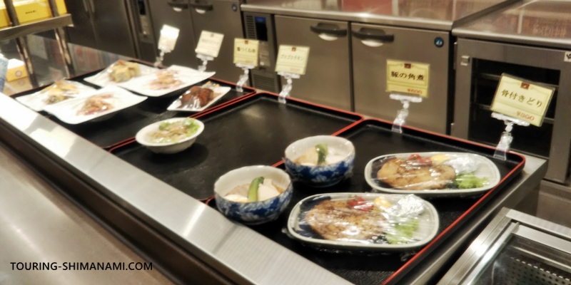 【写真】大阪南港～東予港オレンジフェリー：レストランの作り置き小皿料理