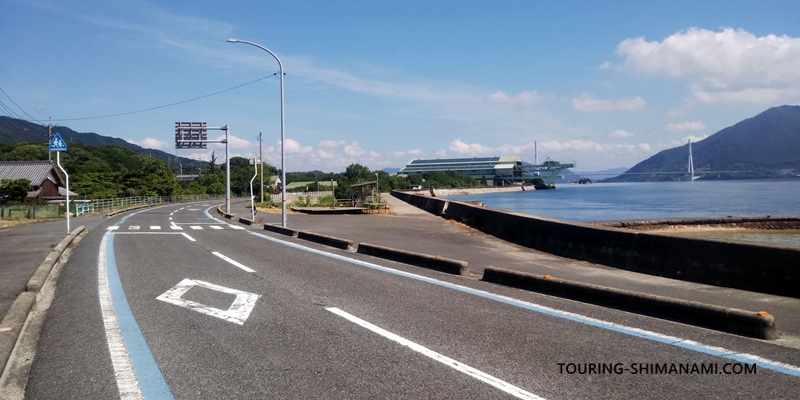 【写真】しまなみ海道のメインルート：ブルーラインは大三島の南東側を北上する