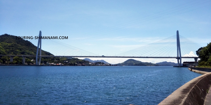 【写真】しまなみ海道のメインルート：因島へと繋がる生口橋が見えてきた