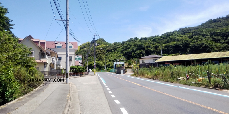 【写真】しまなみ海道のメインルート：因島運動公園への坂道を登る