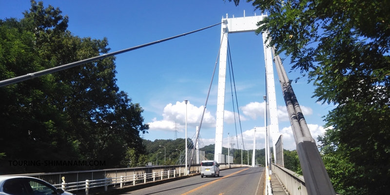 尾道大橋の橋上の通行部分