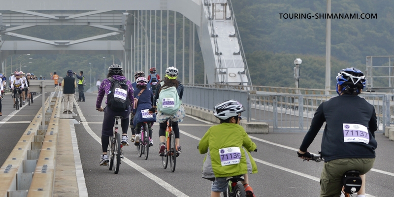 国際大会のイベント「サイクリングしまなみ」に参加した方々の旅行風景