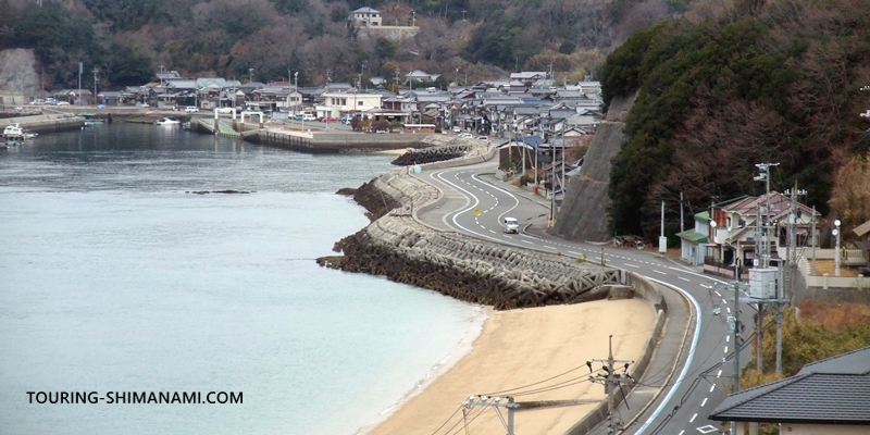 【写真】しまなみ海道で特に景色の良い区間：来島海峡からバラ公園までの海沿い外周コース