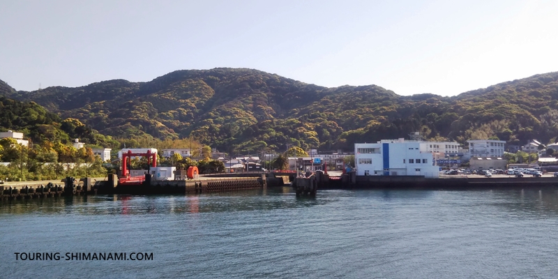 【写真】国道九四フェリー：船からの佐賀関港の風景