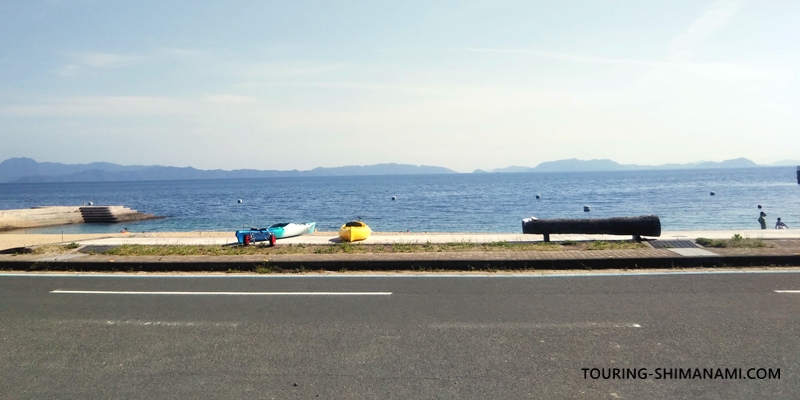 【写真】宇和海しおさいオレンジ輪道：あけはまーれのある大早津海水浴場