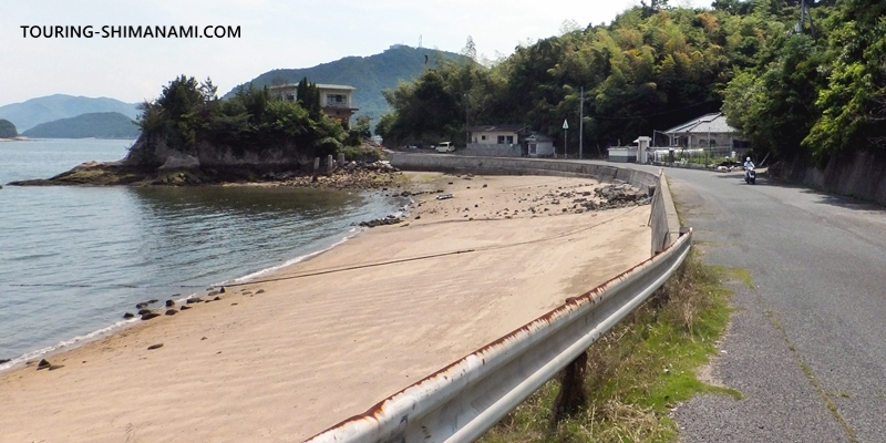 【写真】向島の外周コース：あまり知られていない向島の東回りコース