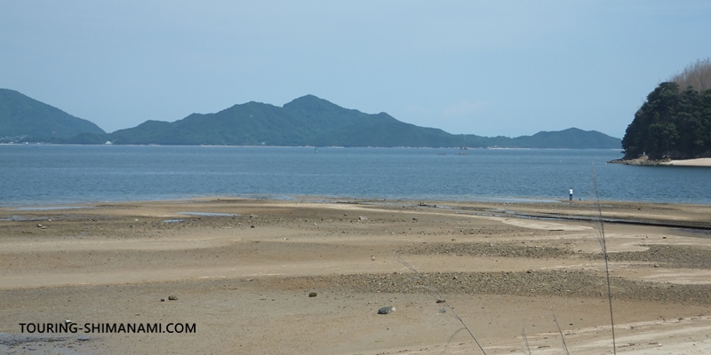 【写真】向島の外周コース：今は泳げない干汐海水浴場