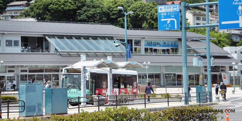 【写真】尾道駅前渡船：尾道観光やサイクリングの玄関口、尾道駅