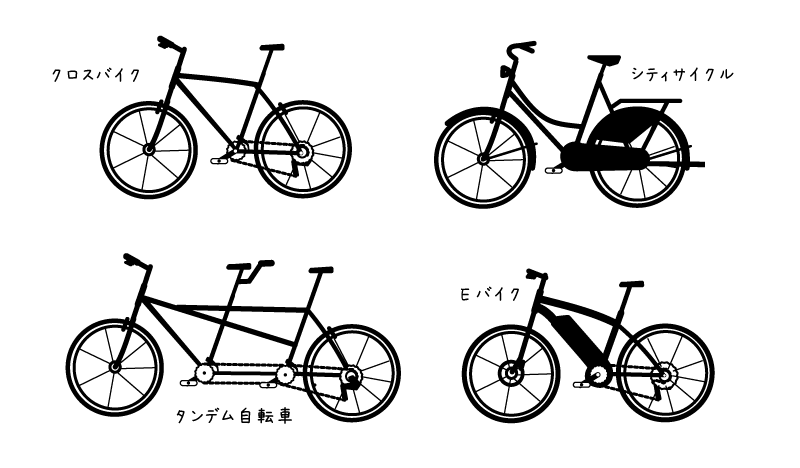 【写真】しまなみ海道のレンタサイクルの車種