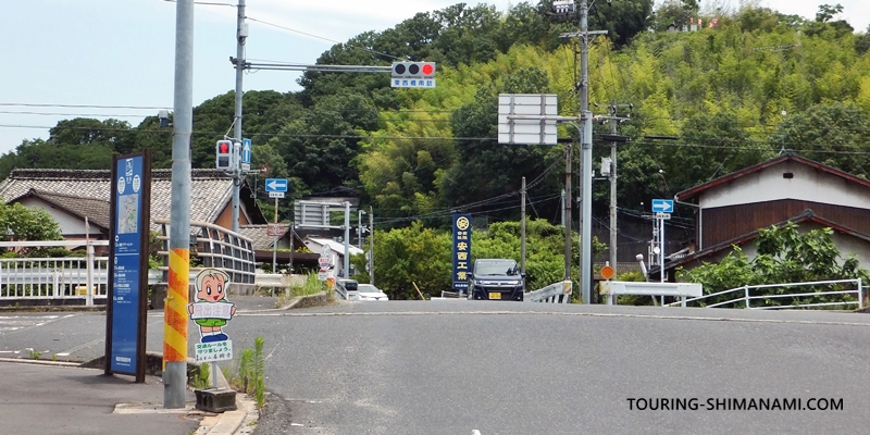 【写真】因島西側の外周コース：因島北部のエリアへと入っていきます