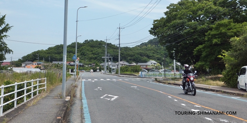 【写真】しまなみ海道原付バイク：自転車より広範囲に移動が可能