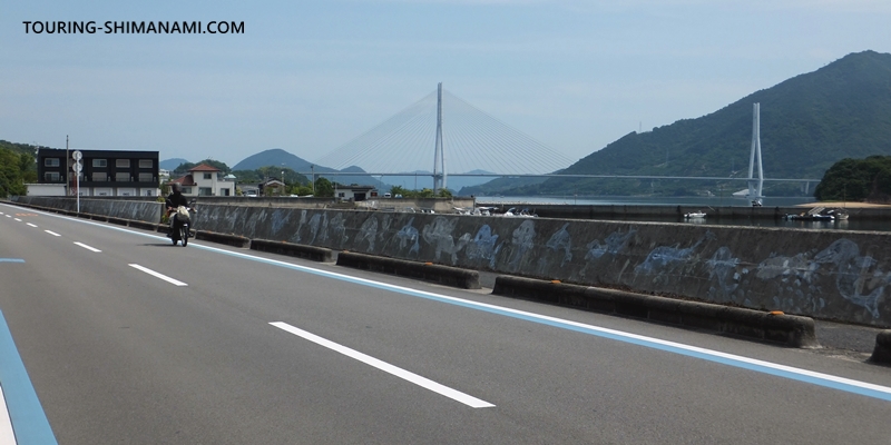 【写真】しまなみ海道のメインルートと外周コース：大三島のメインルートと多々羅大橋