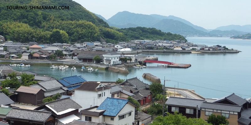 【写真】しまなみ海道のメインルートと外周コース：因島の重井西港付近の風景