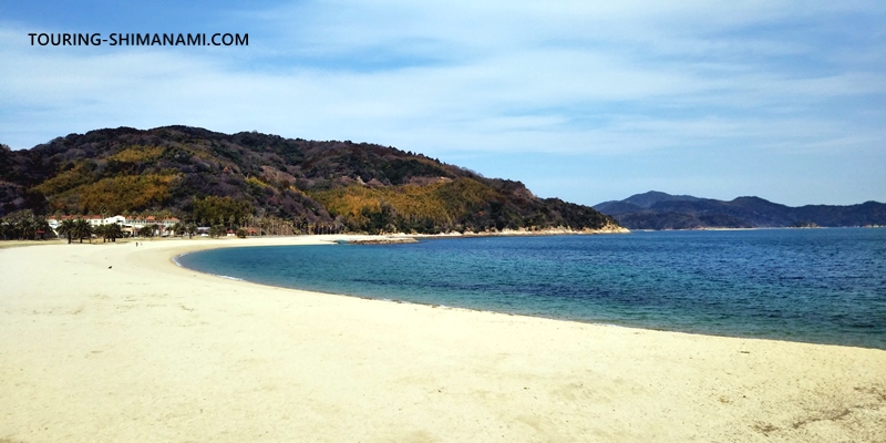 【写真】柳井港~三津浜港のフェリー:片添ヶ浜海水浴場の美しいビーチでひとやすみ