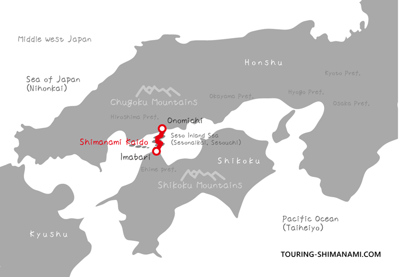 Best season for cycling Shimanami Kaido: Warm location in the western Seto Inland Sea