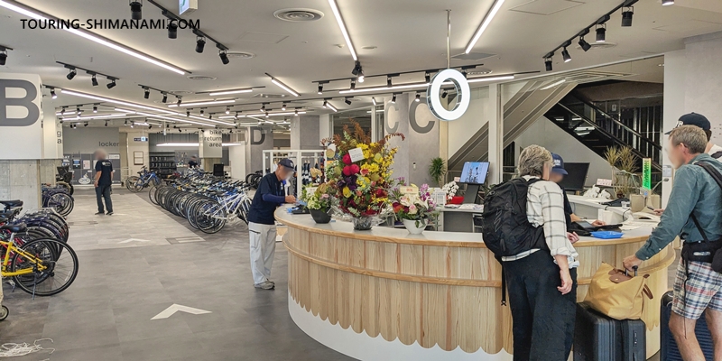 Photo: Onomichi Station Rental Bike Terminal: There are many different types of bicycles available