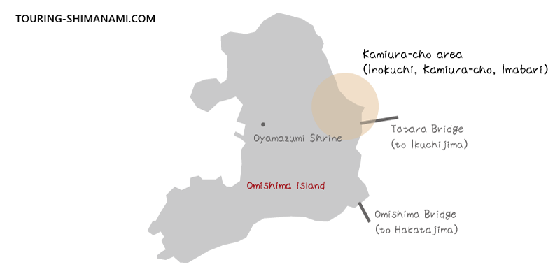 【Illustration】Omishima accommodations: Kamiura area