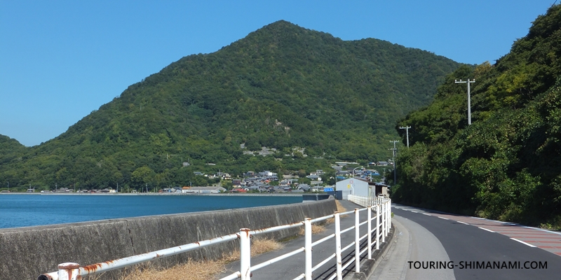 【写真】大三島の外周コース:明日から大見へ海沿いを進む