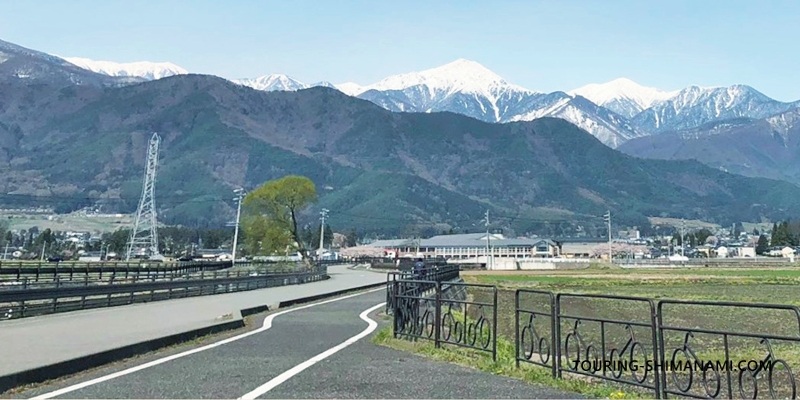 [Photo] Japanese Cycling Route: This Nagano-like scenery continued the entire way