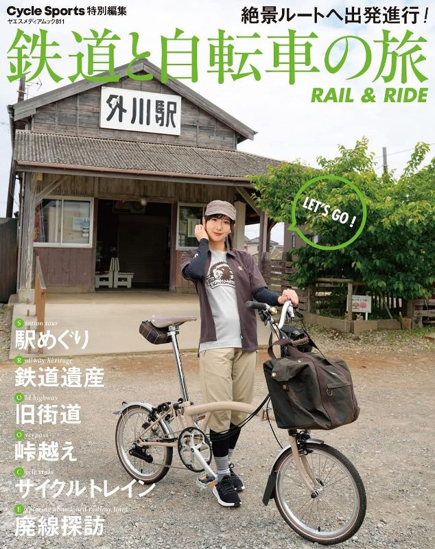 【スキャン画像】書籍:鉄道と自転車の旅(サイクルスポーツ)