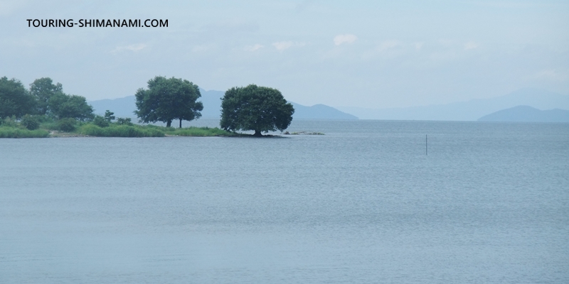 【写真】日本のサイクリングルート:琵琶湖の湖畔には静かな場所もあっていい感じ