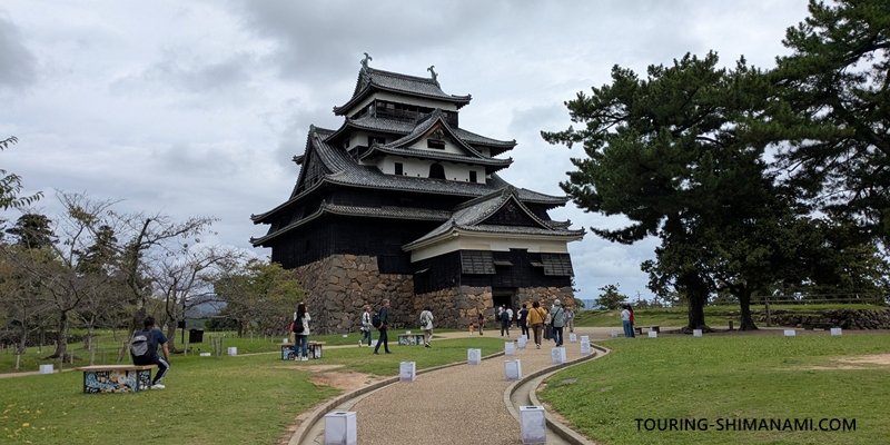 【写真】日本のサイクリングルート:松江城周辺の観光サイクリングも楽しい