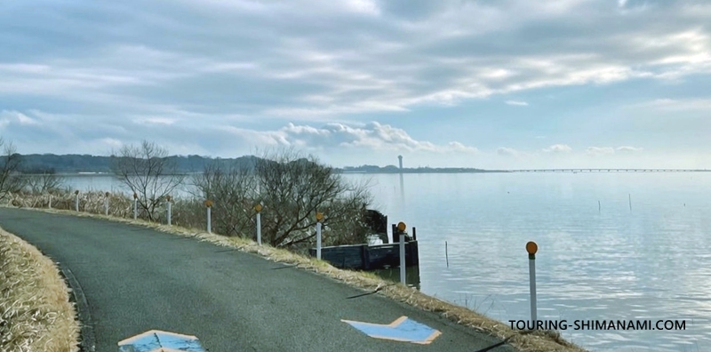 Photo: Japan cycling route – riding all the way around Lake Kasumigaura was quite tough even on a road bike