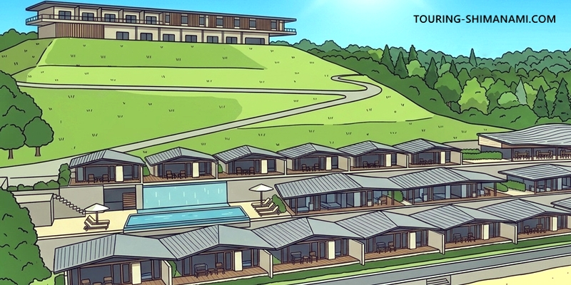 【イラスト】サンライズ糸山の再開発：リニューアル後のサンライズ糸山のイメージ