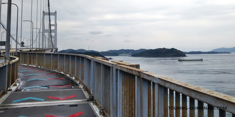 Watch out for sudden crosswinds on the bridges during Shimanami Kaido's rainy season